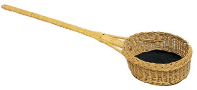 Round Collection Basket with Handle