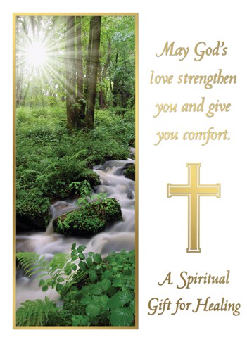 A Spiritual Gift for Healing Mass Card