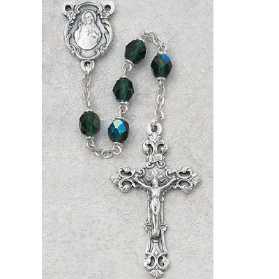 6mm Emerald/May Rosary