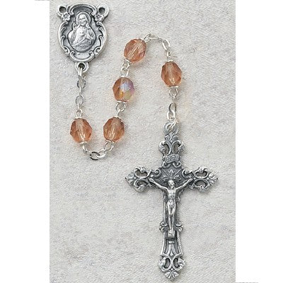 6mm Rose/October Rosary