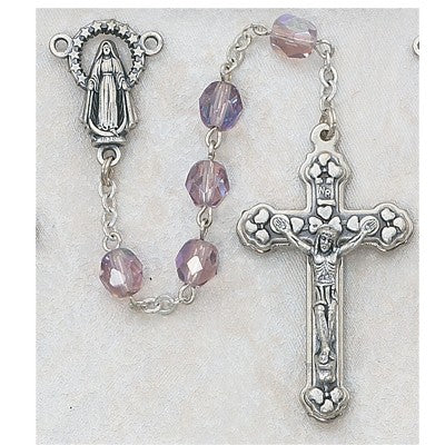 6mm Amethyst/June Rosary