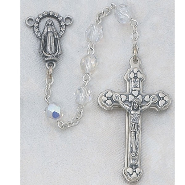 6mm Crystal/April Rosary