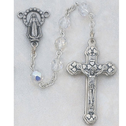 6mm Crystal/April Rosary