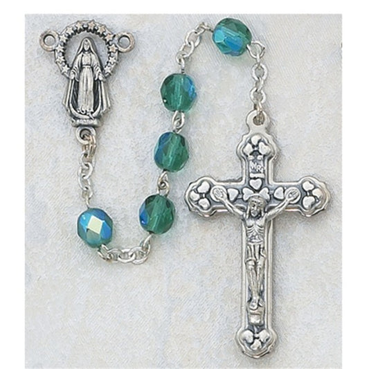 6mm Emerald/May Rosary