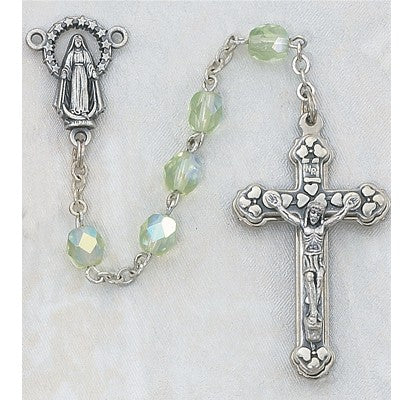 6mm Peridot/August Rosary