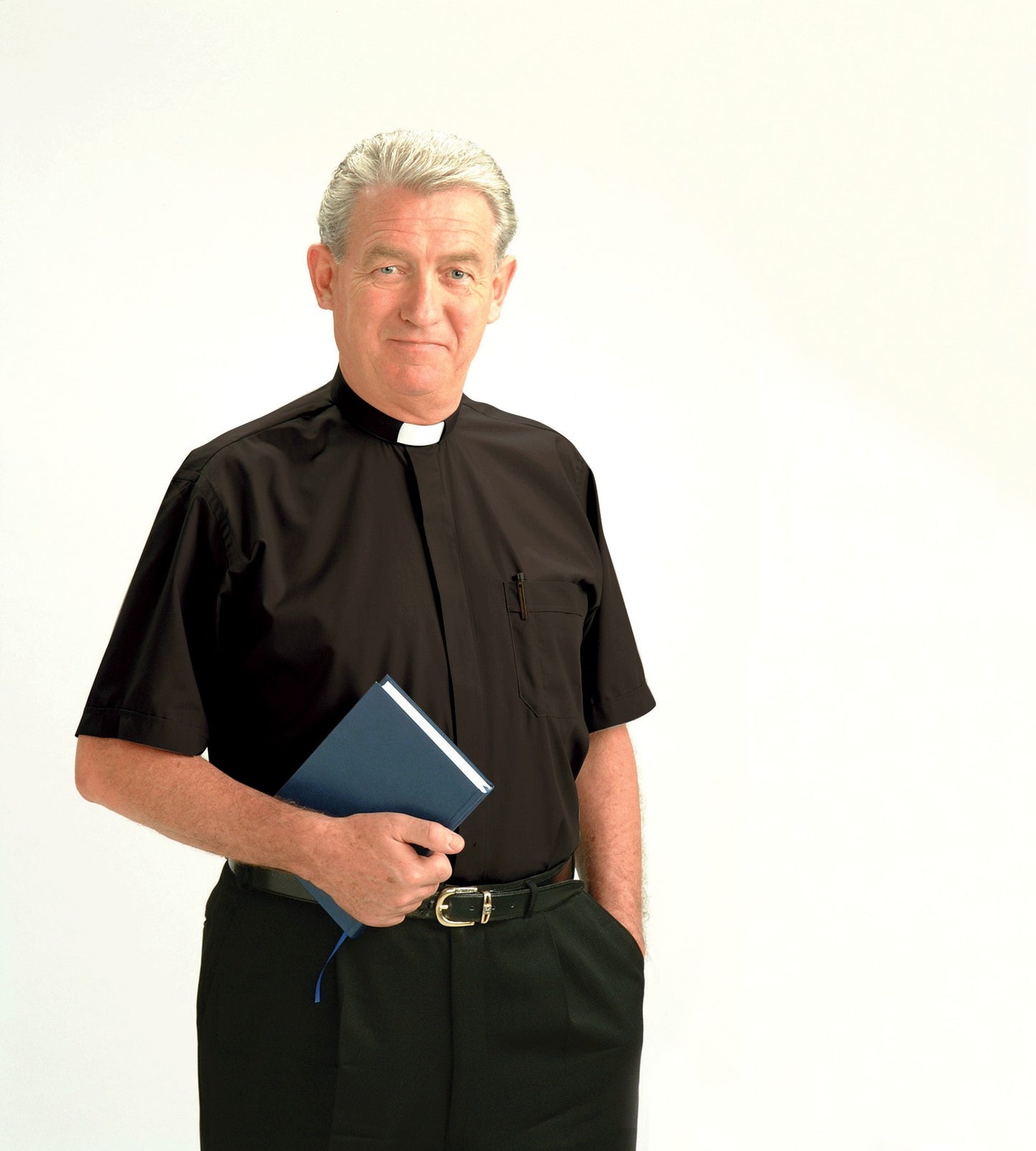 Tunnel Collar Clergy Shirt Short Sleeve