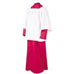 Altar Server Roman Cassock - Red, Black, Purple, White, or Blue