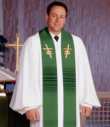 Geneva Pulpit Robe - White