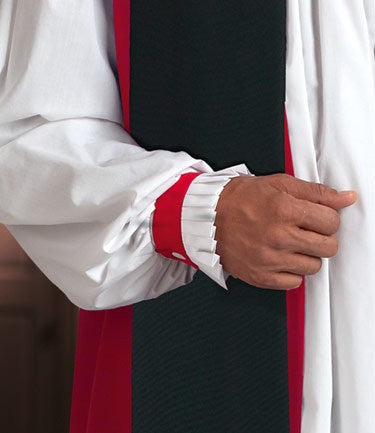 Scarlet Pleated Cuffs