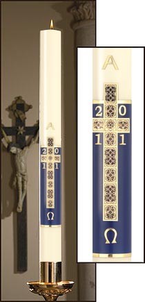 Holy Cross Paschal Candle