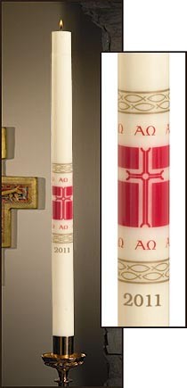 Alleluia Paschal Candle