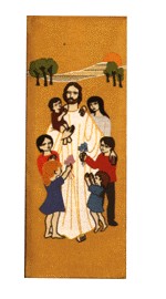 Christ with Children Tapestry