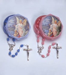 Guardian Angel Rosary Box with Rosary