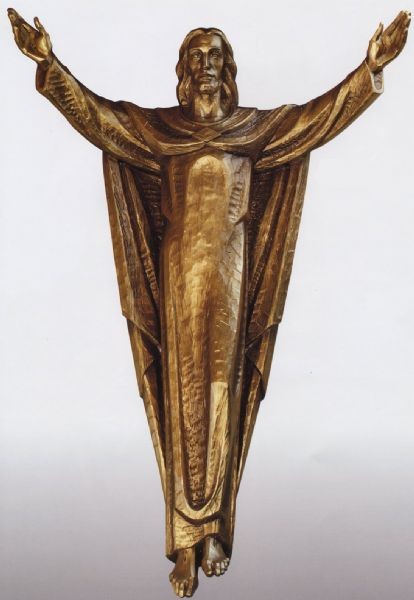 Risen Christ - Cast Bronze 3/4 Relief