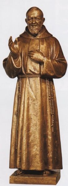 Padre Pio - Cast Bronze