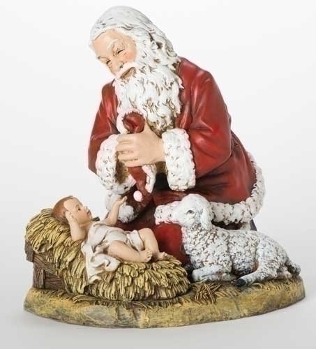 13" Kneeling Santa