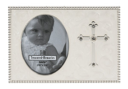 Cross Photo Frame-Rhinestone