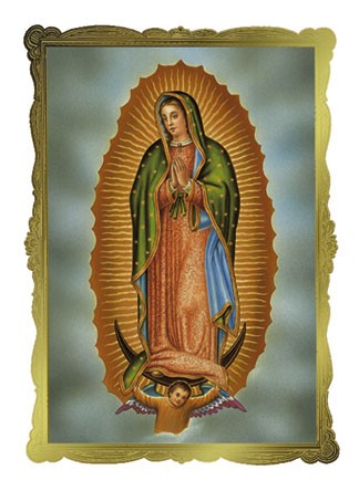 Ou Lady of Guadalupe Mass Card