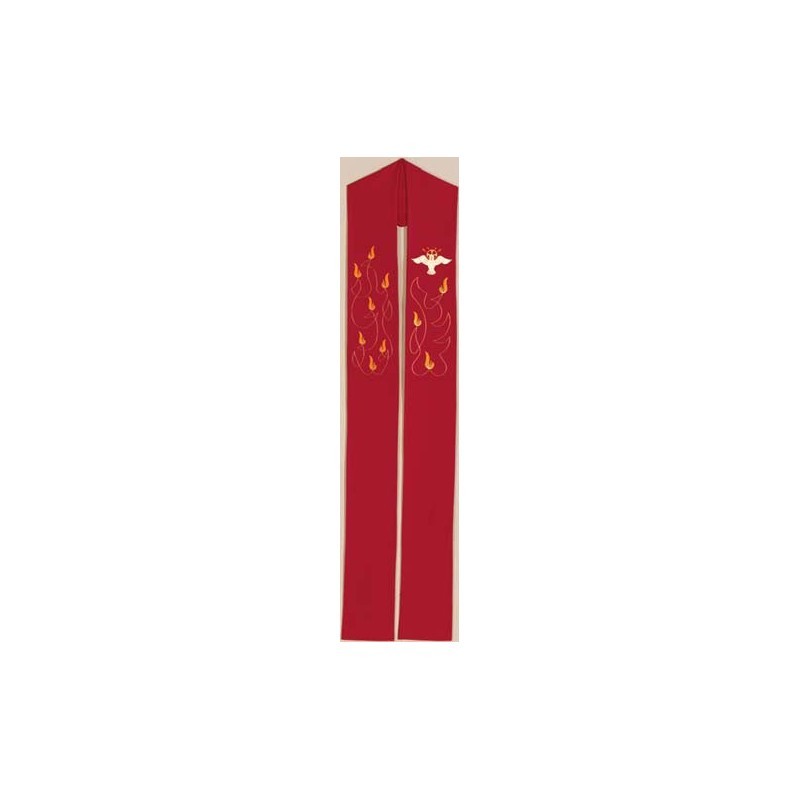 Embroidered Holy Spirit Stole-Washable