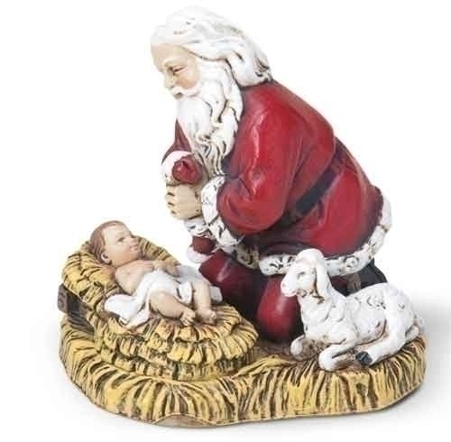 Kneeling Santa Ornament