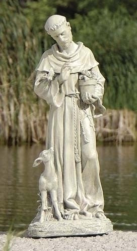 St. Francis w/Fawn Garden Statue