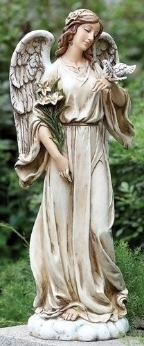 Angel w/Dove Garden Statue