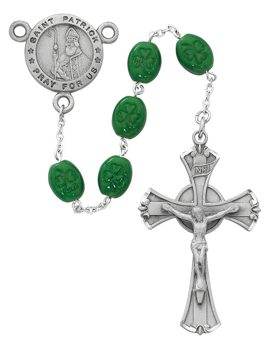 St. Patrick Rosary - Pewter