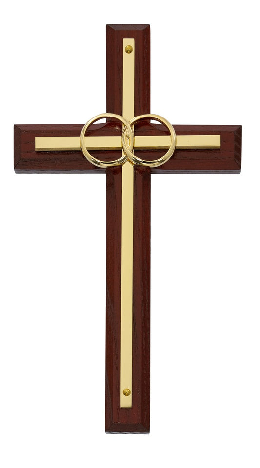 Wedding Cross with Rings