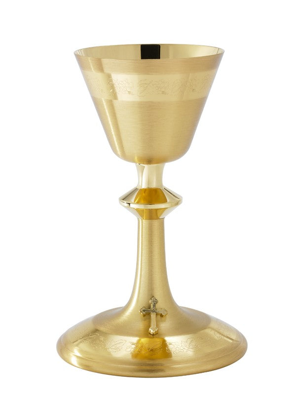 Gold Plated Chalice w/Paten