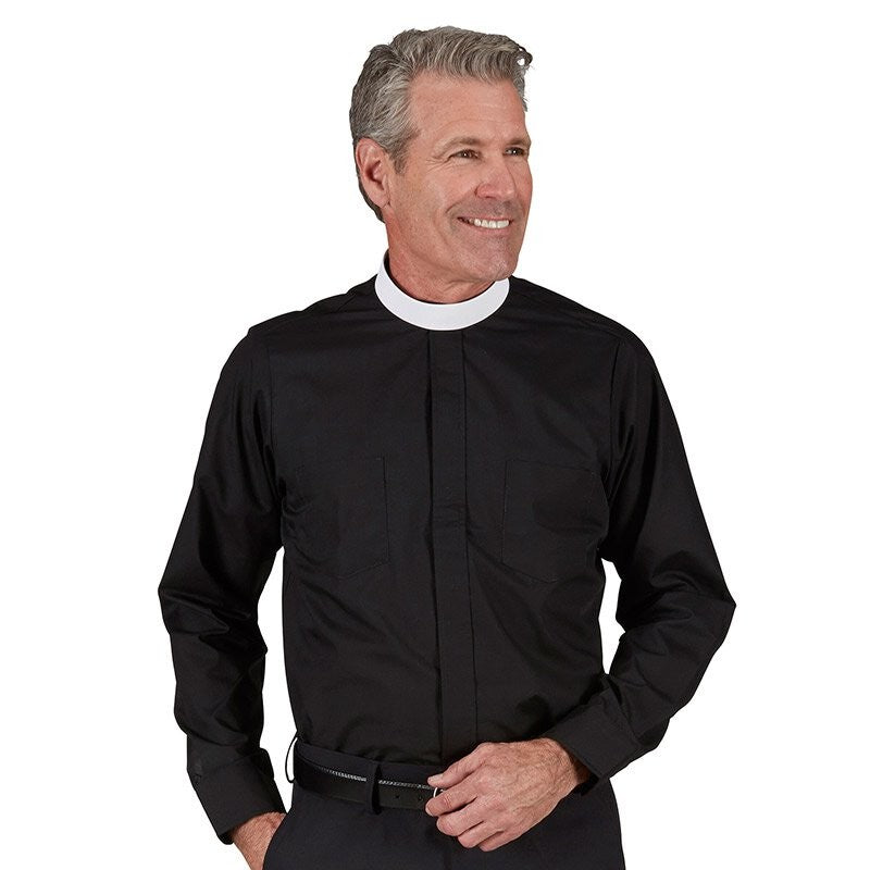 R J Toomey Long Sleeve Neckband Shirt