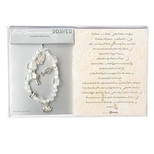 White Communion Bracelet