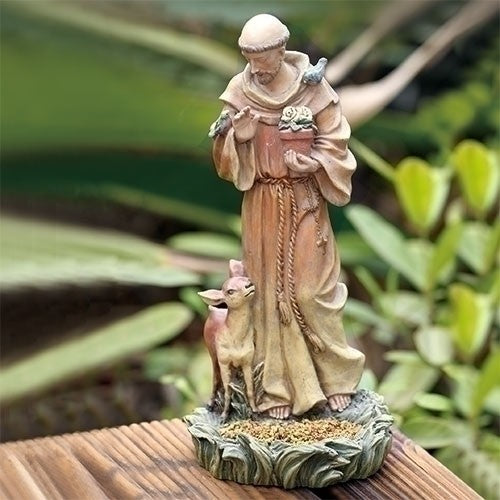 St. Francis Birdfeeder Garden Statue