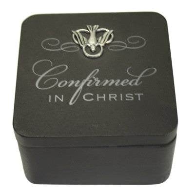 Black Confirmation Keepsake Box