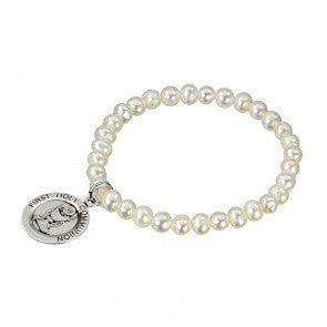 Pearl Communion Stretch Bracelet