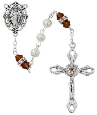 Pearl, Topaz Rosary