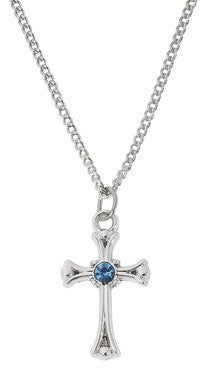 Zircon Cross w/Chain