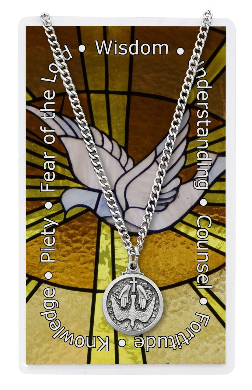 Holy Spirit Medal Prayer Card Set