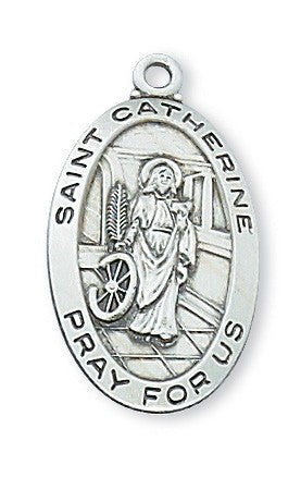 St. Catherine Sterling Silver Medal