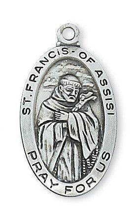 St. Francis Sterling Silver Medal