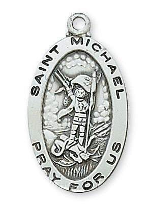 St. Michael Sterling Silver Medal