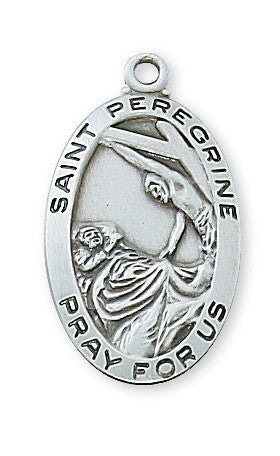 St. Peregrine Sterling Silver Medal