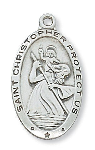 St. Christopher Sterling Silver Medal