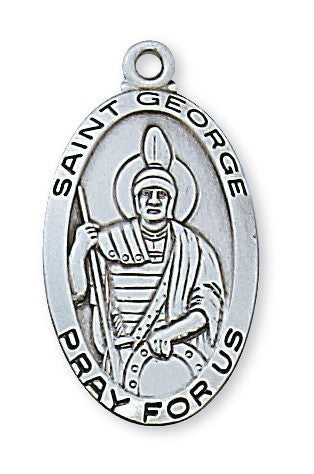 St. George Sterling Silver Medal