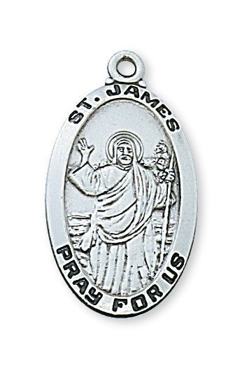 St. James Sterling Silver Medal