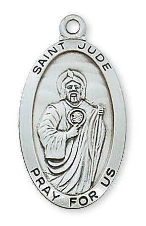 St. Jude Sterling Silver Medal