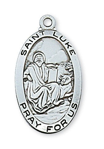 St. Luke Sterling Silver Medal