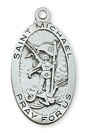 St. Michael Sterling Silver Medal