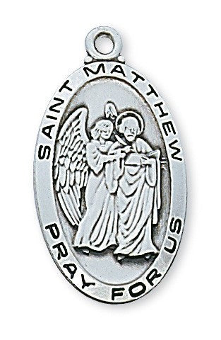 St. Matthew Sterling Silver Medal