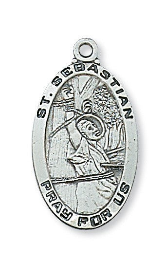 St. Sebastian Sterling Silver Medal