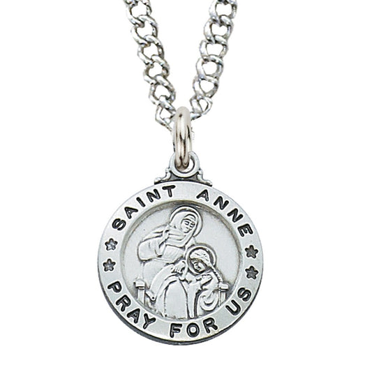 St. Anne Sterling Silver Medal